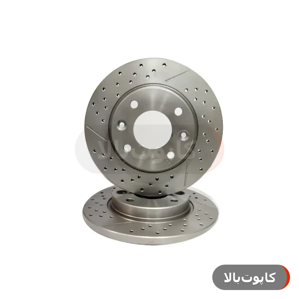 دیسک چرخ جلو تیبا صاکو طرح توربو   گارانتی ۱۲ ماهه