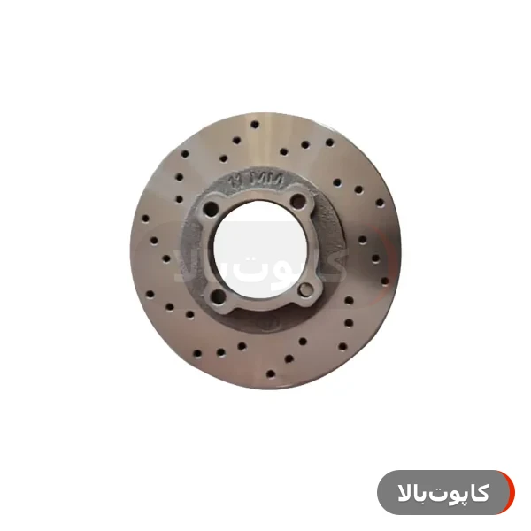 دیسک چرخ جلو پراید صاکو طرح توربو   گارانتی ۱۲ ماهه